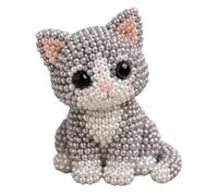 Kit de cuentas de animales | Juego de manualidades de joyería hecho a mano | Llavero de ABS versátil y vibrante para manualidades en casa, escuela, clase de arte, taller