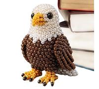 Kit de cuentas DIY para animales | Hecho a mano con cuentas y arte | Kit de animales 3D con - Para adultos, principiantes, decoración del hogar, colgantes mochila