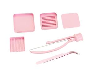 Kit de cuentas fusibles, kit de herramientas portátil de 20 cm, bandeja de clasificación organizada, cuentas multicolores, estuche de almacenamiento duradero, juego de manualidades creativo para