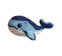 Kit de cuentas - Kit de bordado de cuentas | Kits de bordado para principiantes | Kits de bordado de cuentas de criatura marina para principiantes | Kits de manualidades de criaturas marinas |