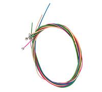 Kit de Cuerdas de Guitarra de 4 Uds., Alambre de Acero Inoxidable, Ncleo Interno, bajo Elctrico, Cuerdas de Colores para Guitarra Acstica, 120cm