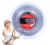 Kit de cuerdas de raqueta, juego de cuerdas de tenis profesional, cuerda de tenis de polietileno, cuerdas sintéticas duraderas, cuerda de raqueta de poliéster, carrete de cuerda de tenis para una