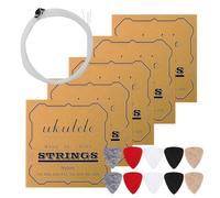 Kit de Cuerdas de Reemplazo de Ukelele,Cinco Juegos de Accesorios de Reparación - Juego de Cuerdas para Tocar | Ideales para Principiantes Músicos Aficionados y Amantes de la Música en Conciertos Estu
