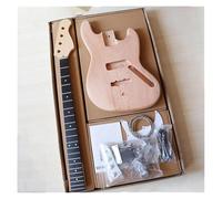 kit de cuerpo de guitarra Kit De Guitarra Mástil De Guitarra 21 Trastes Cuerpo De Bajo Eléctrico Con Todos Los Accesorios Proyecto De Bajo Sin Terminar Piezas De Guitarra DIY