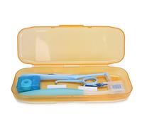 Kit de Cuidado Bucal de Ortodoncia, Cepillo de Dientes Interdental Portátil Ligero con Antideslizante, Elimina la Placa, para Limpieza de Aparatos Dentales de Ortodoncia