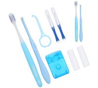 Kit de Cuidado Bucal de Ortodoncia, Cepillo Interdental Súper Ligero y Portátil con Antideslizante, para Multitud de Ortodoncia