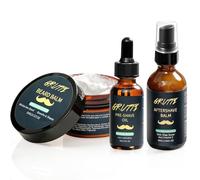 Kit de Cuidado de Afeitado para Hombres 3 en 1, 30ml Aceite Pre-Afeitado + 100g Crema de Afeitado + 60ml Bálsamo After-Shave, Afeitado Sin Irritación