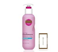 Kit de cuidado de la piel: contiene aceite de afeitar E.O.S Cashmere, Fresh & Cozy (177,4 ml) - Aceite de afeitar ultra hidratante para mujeres con una toallita Luxpaks