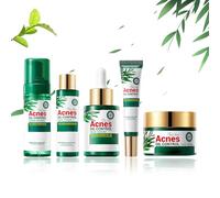 Kit de cuidado de la piel de árbol de té, kit de cuidado facial, extracto de árbol de té fresco, eliminación del acné, nutrición de la piel, hidratación suave, set de San Valentín y vacaciones