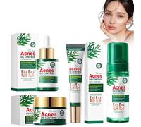 Kit de cuidado de la piel del árbol del té,Extracto fresco del árbol del té,Suero facial antimanchas con extracto del árbol del té,Tónico del árbol del té,Lmprove acné enrojecimiento,Refrescante y no