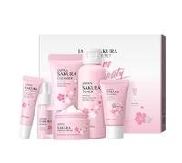 Kit De Cuidado De La Piel Para Mujeres,Conjunto De Seis Piezas Set De Cuidado De La Piel, E Hidratante Set De Cuidado Facial Para Mujer Apto Para Todo Tipo Y Tono De Piel,21.1x17.1x4.5cm