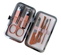 Kit de cuidado de uñas,Kit de manicura de uñas | Juego de manicura portátil de 7 piezas, cortaúñas de acero inoxidable | de cortaúñas, kit de limpieza de, herramientas de para el hog