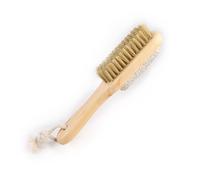 Kit de cuidado de uñas para la limpieza de manos y pies, exfoliante de pies de piedra flotante con cerdas suaves, cepillo de uñas de madera