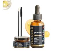 Kit de cuidado del cabello | Estimulante nutritivo de raíces y aceite | Kit de viaje para cabello liso con cepillo | Para preparación después de la ducha y antes del peinado, estacional para casa