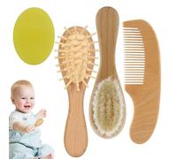 Kit de Cuidado Del Cabello Para Recién Nacidos - Cepillo para el Cuero Cabelludo, Herramienta Relajante Cuidado Del Bebé, Diseño Compacto De Cuidado | Útiles Accesorios Para El Cabello Para