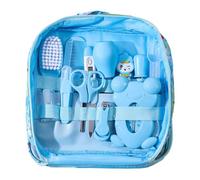 Kit de Cuidado Infantil, Peine y Cepillo de Seguridad Portátil, Set para el Cuidado del Bebé, para Uso en Hospital, Guardería, Hora de Dormir, Post-Baño, Alimentación, Viajes, Hogar y Salidas