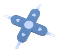 Kit De Cuidado Nasal Para Bebés Limpiador De Cera De Oídos Cortaúñas Cuchara Nasal En Forma De Cruz Limpieza Suave