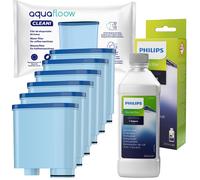 Kit de cuidado para Philips Saeco 6 filtros de agua Philips CA6700/10 descalc...