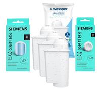 Kit de cuidado para Siemens 3x filtro de agua pastillas descalcificadoras pas...