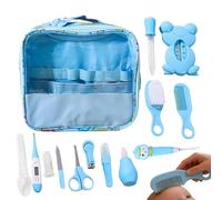 Kit de Cuidado y Aseo para Niños,Peine y Cepillo de Seguridad Portátil,Set para el Cuidado del Bebé - para Uso en Hospital, Guardería, Hora de Dormir, Post-Baño, Alimentación, Viajes, Hogar y Salidas
