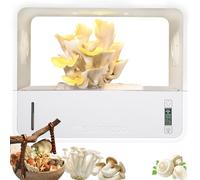 Kit de cultivo de hongos con caja de aire fijo, control de temperatura, humidificación, luz de 3 colores, pantalla digital