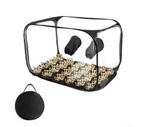 Kit de cultivo de hongos con una estructura plegable, conveniente para transportar entre lugares (negro)