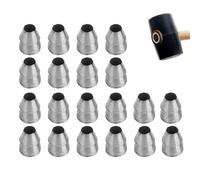 Kit de cuña de hacha - Kit de cuña de mango de metal - Cuñas de mango cónico, herramientas de instalación de cuñas de acero, accesorios de refuerzo de repuesto para martillo