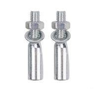 Kit de cuña de manivela de bicicleta de acero de 8,5 mm y 9,0 mm, pasadores de pedalier para plato fijo, incluye tuercas y arandelas (9,0 mm)