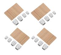 Kit de Cuñas para Mangos de Martillo, 4 Madera 16 metal | Accesorios para Fijación de Cabezales, Hierro y Madera, Uso Agrícola y Carpintería