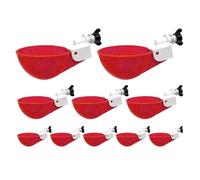 Kit de de agua para aves de corral: cuencos para agua para pollos, tazas para beber pollos, versátiles gansos d | Excelente corte automático para el suministro de bebidas automáticas para el