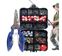 Kit de de aparejos de pesca, conjunto de aparejos de pesca Kit de | Accesorios de pesca Equipo de caja de estanque de tanque de ríos de lago passi
