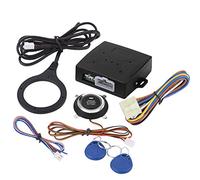 Kit de de Entrada sin Llave, Arrancador de Motor Universal del de Alarma para Coches, Encendido del Motor Botón de Arranque botón Start Stop