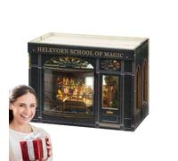 Kit de de madera-artesanía de casa de titiritero para casas en miniatura, idea de habitación creativa | Casa en miniatura de bricolaje -por ti de madera para construir, manualidades para