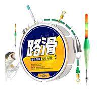 Kit de de pesca para agua salada, kit de de pesca con flotador automático | kit de línea portátil - para agua salada acampar al aire libre viaje senderismo bajo gato trucha marigane