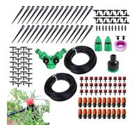 Kit De De Riego Por Goteo,Kit De Riego Automático Para Jardín | Rotación 360° 30m Accesorios Automatizados Para Patio Árboles Flores Invernaderos Jardín Riego Directo a Raíces