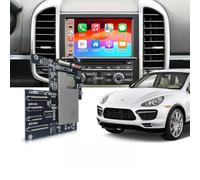 Kit de decodificador inalámbrico CarPlay y Android Auto para Porsche Cayenne/718/Panamera/Macan/911 con Sistema PCM 3.1 Plug & Play Adaptador CarPlay con SWC WiFi Bluetooth Control por Voz GPS DSP