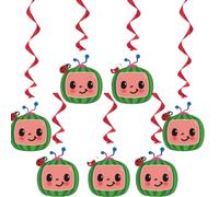 Kit de decoracin de cocomelon multicolor vibrante - Paquete de 7 | Diseo nico y divertido perfecto para cumpleaos y celebraciones festivas