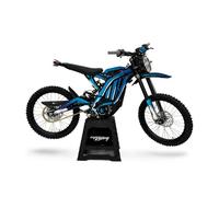 Kit de decoración compatible con Sur-Ron Light Bee X & S a partir de 2018, juego de diseño premium autoadhesivo resistente a la intemperie para motocicleta eléctrica MRX001 (dibujos animados azul,