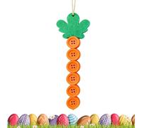 Kit de decoración con botones - Conejito de Pascua Decoración Casa Divertida | Kit creativo manual para todas las edades, para niños, chicas, puerta salón, dormitorio, de pared cumpleaños