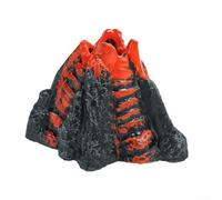 Kit de decoración de acuario de PVC con aspecto realista de montaña y seguro para sumergirse en acuarios de agua dulce y salada (C)