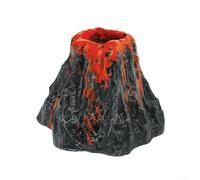 Kit de decoración de acuario de PVC con aspecto realista de montaña y seguro para sumergirse en acuarios de agua dulce y salada (B)