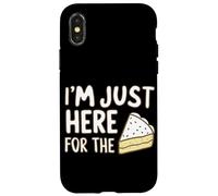 Kit de decoración de glaseado de Pasteles con Texto en inglés I'm Just Here For The Cake F Carcasa para iPhone X/XS