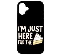 Kit de decoración de glaseado de Pasteles con Texto en inglés I'm Just Here For The Cake F Carcasa para iPhone 16 Plus