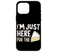 Kit de decoración de glaseado de Pasteles con Texto en inglés I'm Just Here For The Cake F Carcasa para iPhone 16 Pro MAX