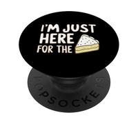 Kit de decoración de glaseado de Pasteles con Texto en inglés I'm Just Here For The Cake F PopSockets PopGrip Adhesivo