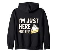 Kit de decoración de glaseado de Pasteles con Texto en inglés I'm Just Here For The Cake F Sudadera con Capucha