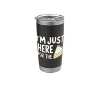 Kit de decoración de glaseado de pasteles con texto en inglés "I'm Just Here For The Cake F Vaso térmico de acero inoxidable de doble pared