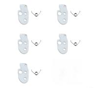 Kit de deflector de sensor extrusor para Anycubic para kobra S1/S1C - Solapa guía de filamento de hierro con resorte - Reduce el tambaleo y evita roturas - Pieza de repuesto de flujo estable (5 piezas
