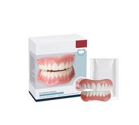 Kit De Dentadura Postiza Instant Smile Enhancer: Cubierta Dientes Naturales For Faltantes Y Espacios, Ajuste Cómodo, Solución Cosmética Fácil Aplicación