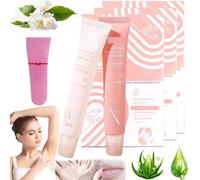 Kit de depilación Glide & Go de Liorabeauty, crema de belleza de Liora, depilación facial de Liorabeauty, crema depilatoria de Liora Beauty, control de grasa y humectación(3set)